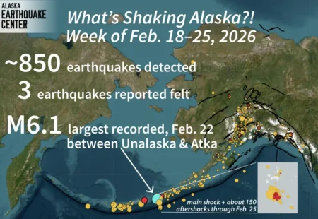 What’s Shaking Alaska: Weekly Earthquake Summary