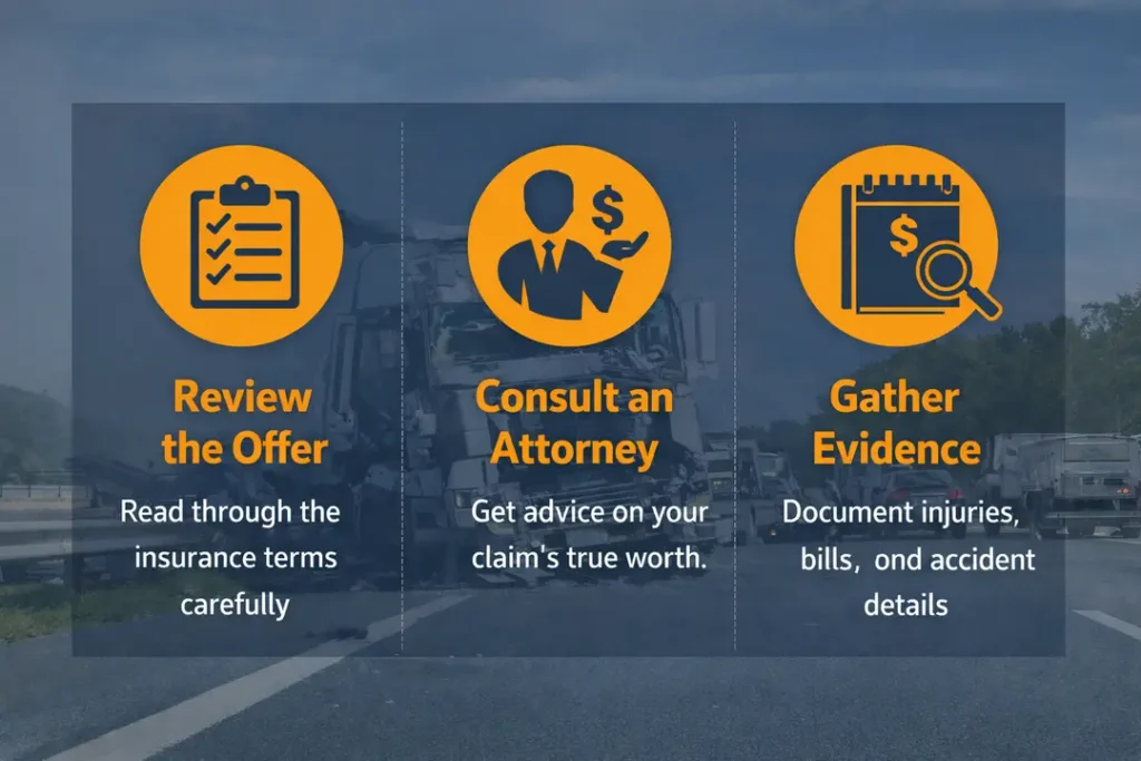 Insurance offer advice infographic