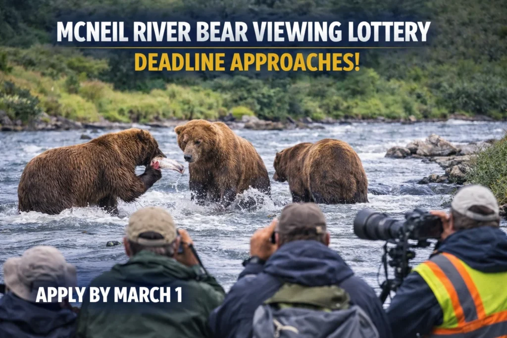 Time Running Out to Apply for McNeil River Bear Viewing Lottery