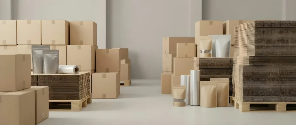 6 Packaging Supplies Businesses Use For Daily Operations cardboard boxes and packaging supplies