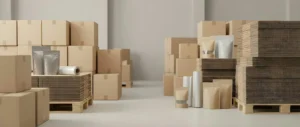 cardboard boxes and packaging supplies
