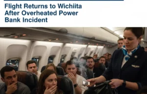 Alaska Airlines Flight Returns to Wichita After Overheated Power Bank Incident