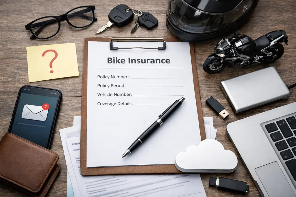 Bike insurance and document essentials