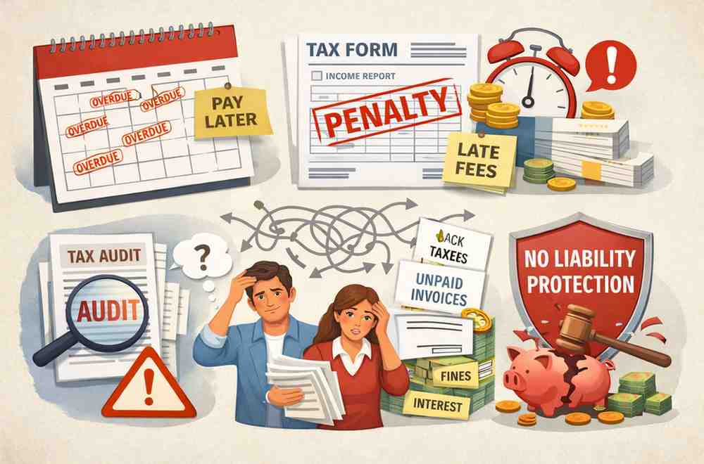 Business formalization delays and consequences