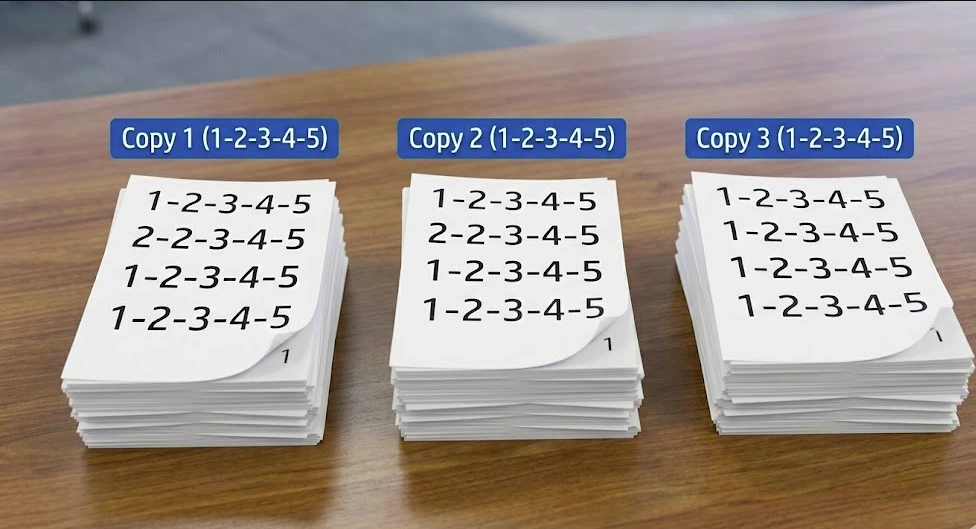Collated vs Uncollated Printing