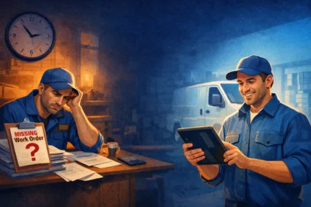 Field service technicians in contrast.