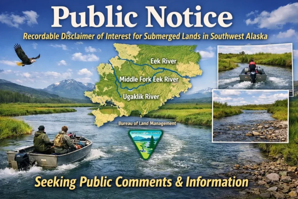 Public notice on Southwest Alaska lands