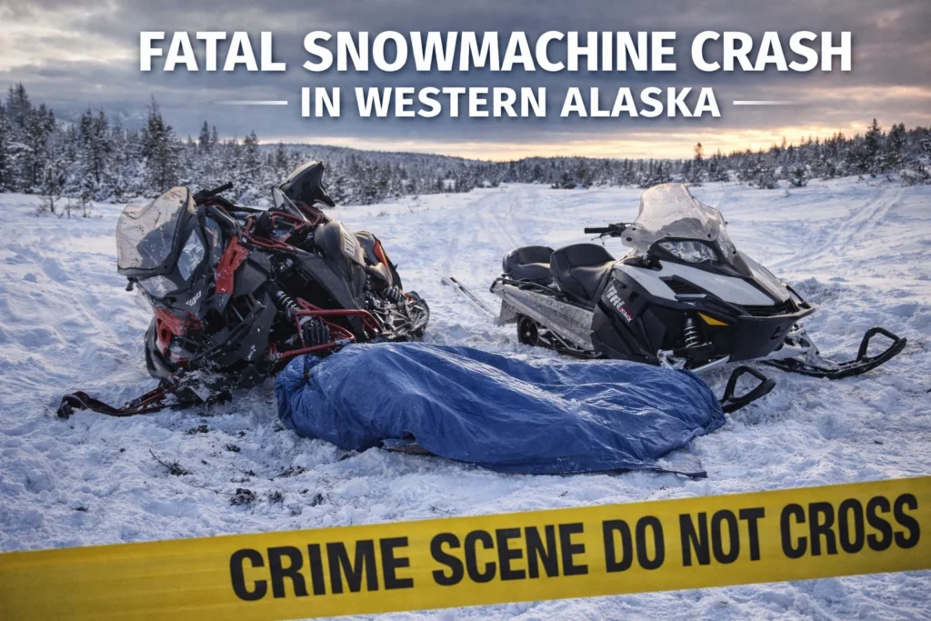 Western Alaska Snowmachine Collision Leaves One Person Dead