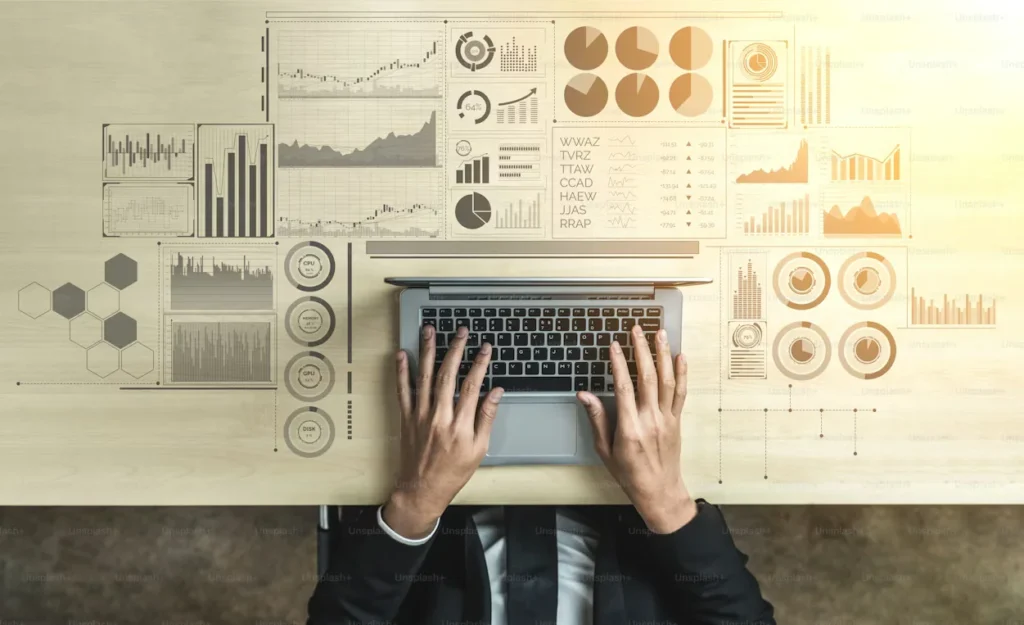 a person using laptop