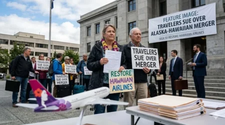 Travelers Sue Over Alaska-Hawaiian Merger, Seek to Restore Hawaiian Airlines