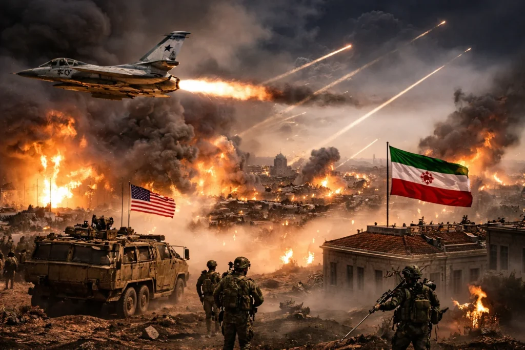 U.S.–Israel–Iran Conflict Escalates With Airstrikes, Retaliation, and Regional Tension