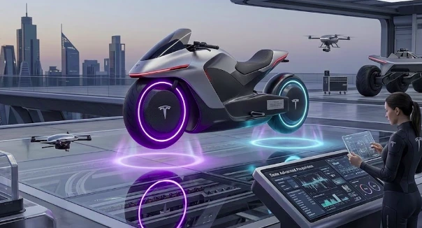 tesla hover bike real or fake