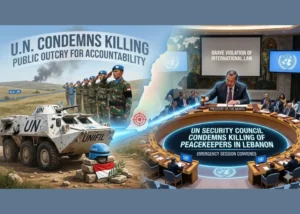 U.N. Condemns Killing of Peacekeepers in Lebanon as Security Council Convenes Emergency Session