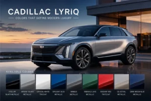 What Colors Are Available for the Cadillac Lyriq?
