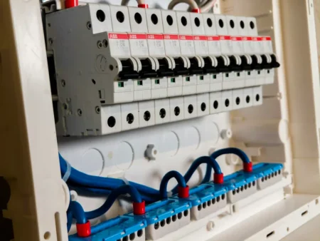white circuit breaker