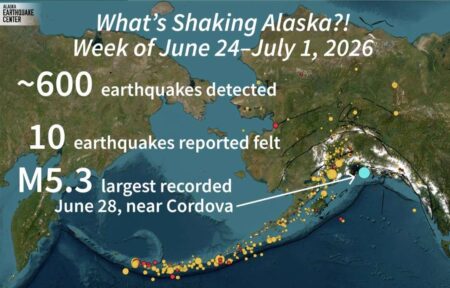 What’s Shaking Alaska: Weekly Earthquake Summary (July 01, 2026) Shaking-Alaska